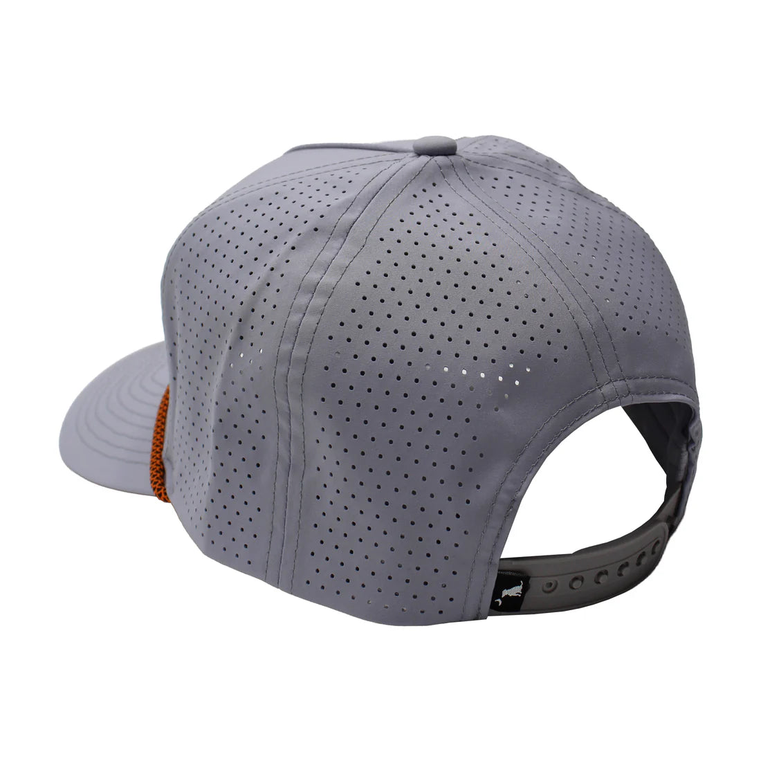 Local Boy Rainbow Trout Perforated Rope Hat Storm Gray