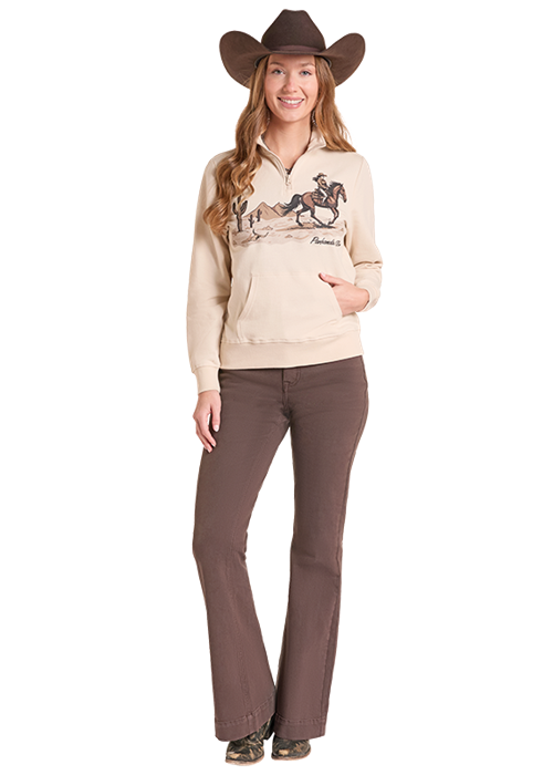 Rock & Roll Cowgirl Pullover Natural