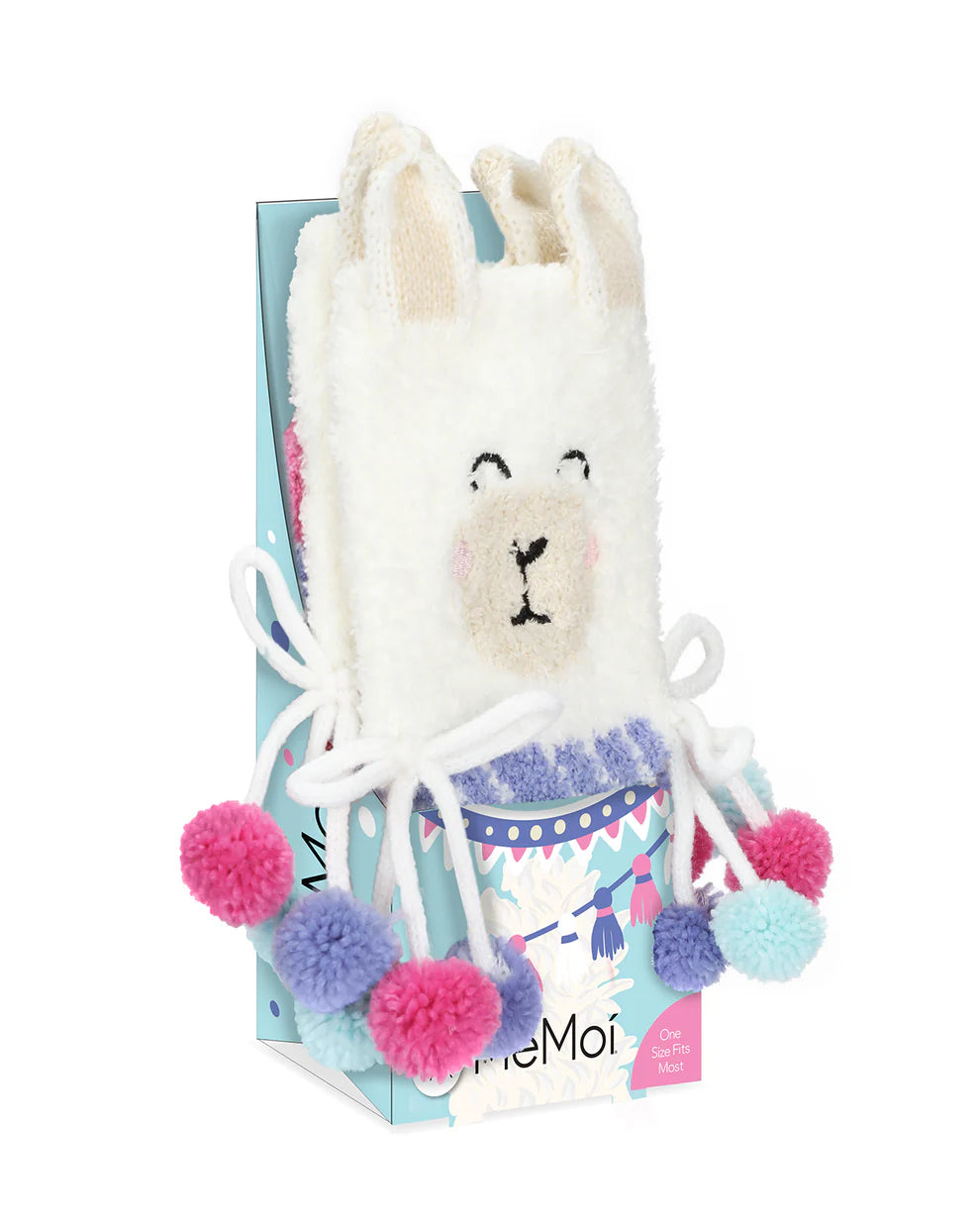 MeMoi Llama Embellished Plush Crew