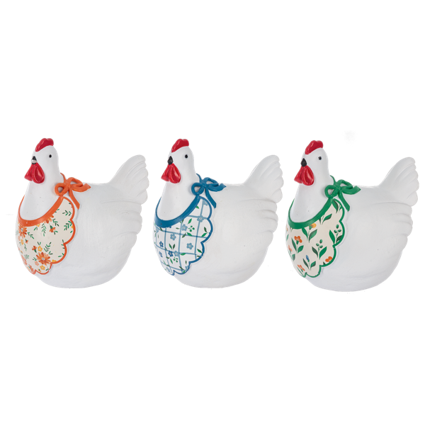 Ganz Hen With Apron Figurines
