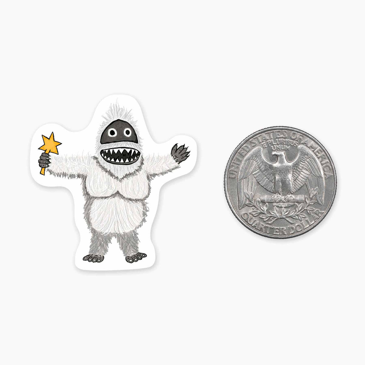 Nice Enough Sticker MINI Yeti