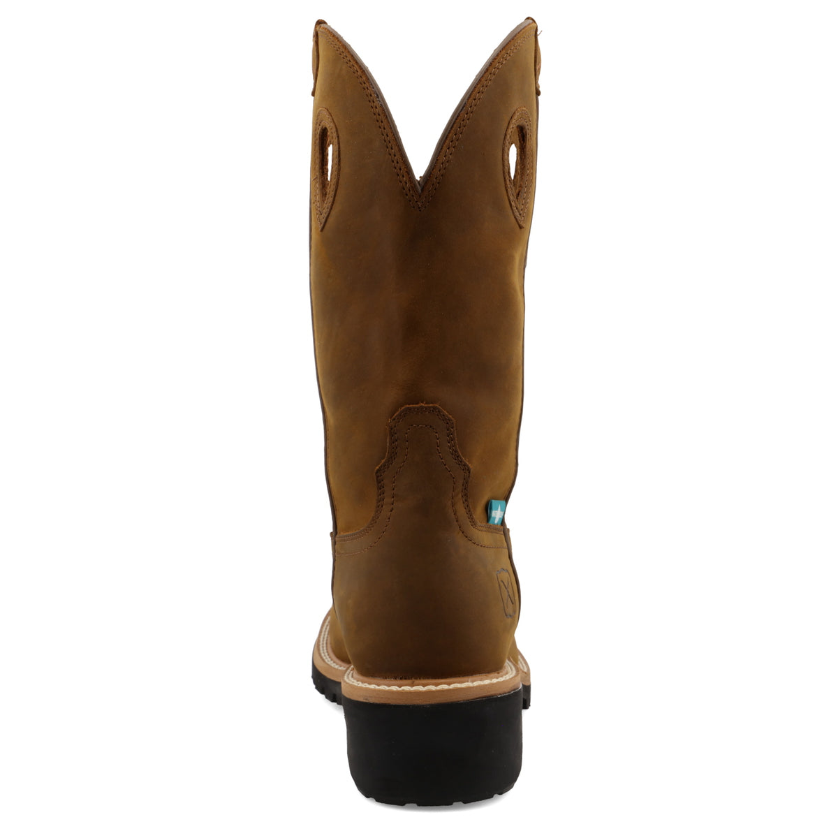 Twisted X Pull On Logger Distressed Saddle Composite Toe Waterproof EH