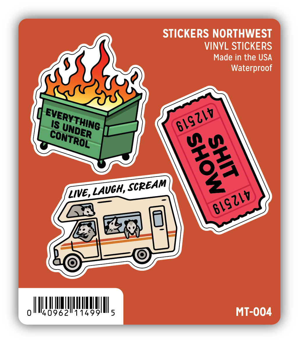 Stickers Northwest Everything Under Control Mini Trio