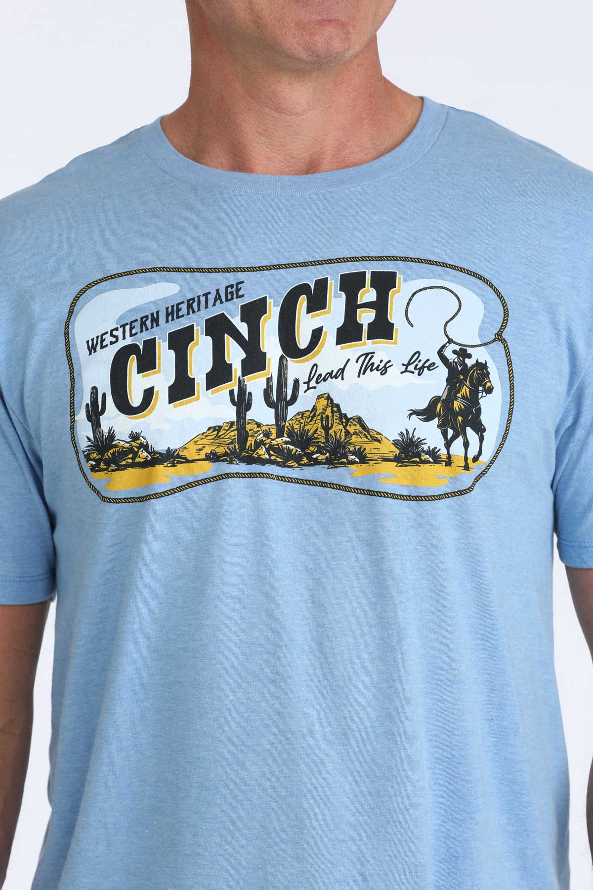Cinch Western Heritage T-Shirt Blue