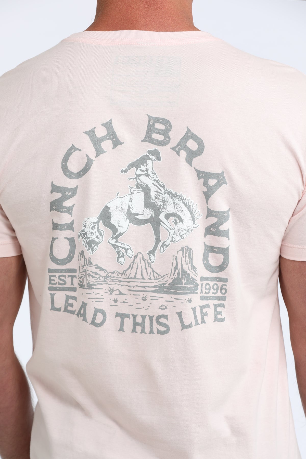 Cinch Lead This Life Tee Pink