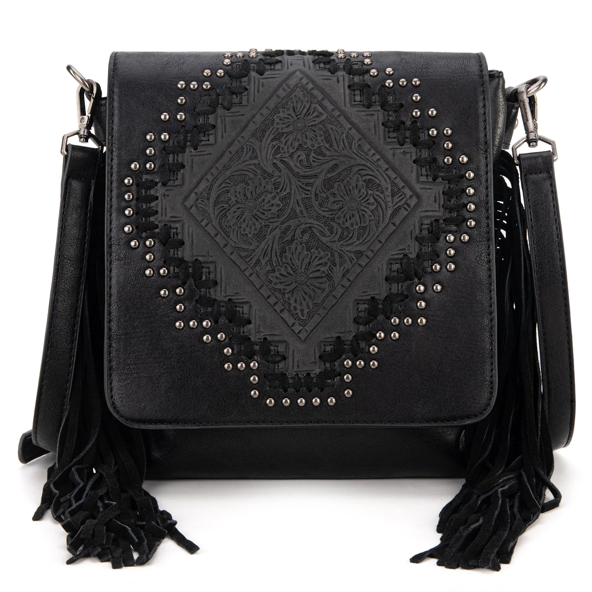 Montana West Tooled Fringe Crossbody Concealed Carry