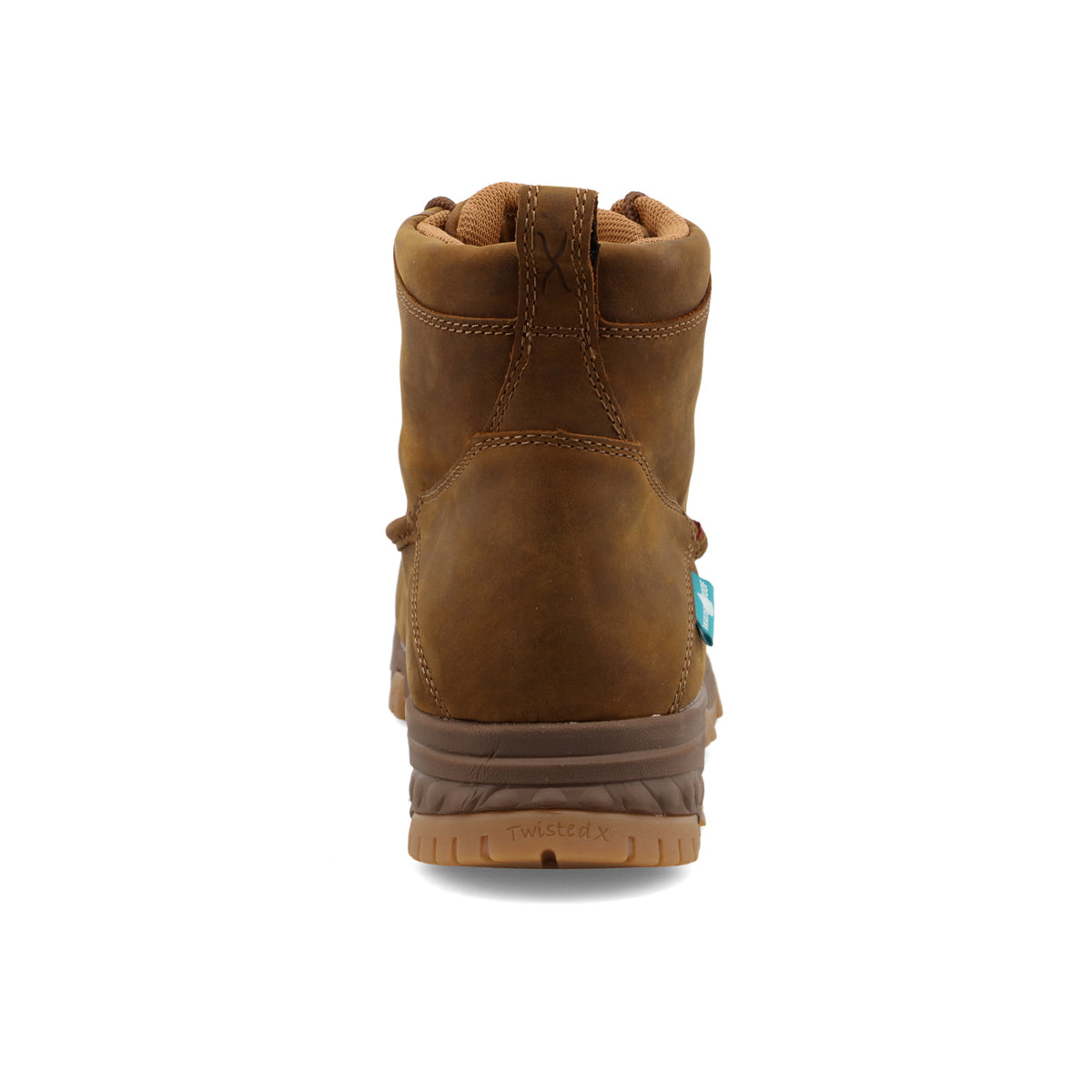 Twisted X 6" Distressed Saddle Work Boot Composite Toe Waterproof EH