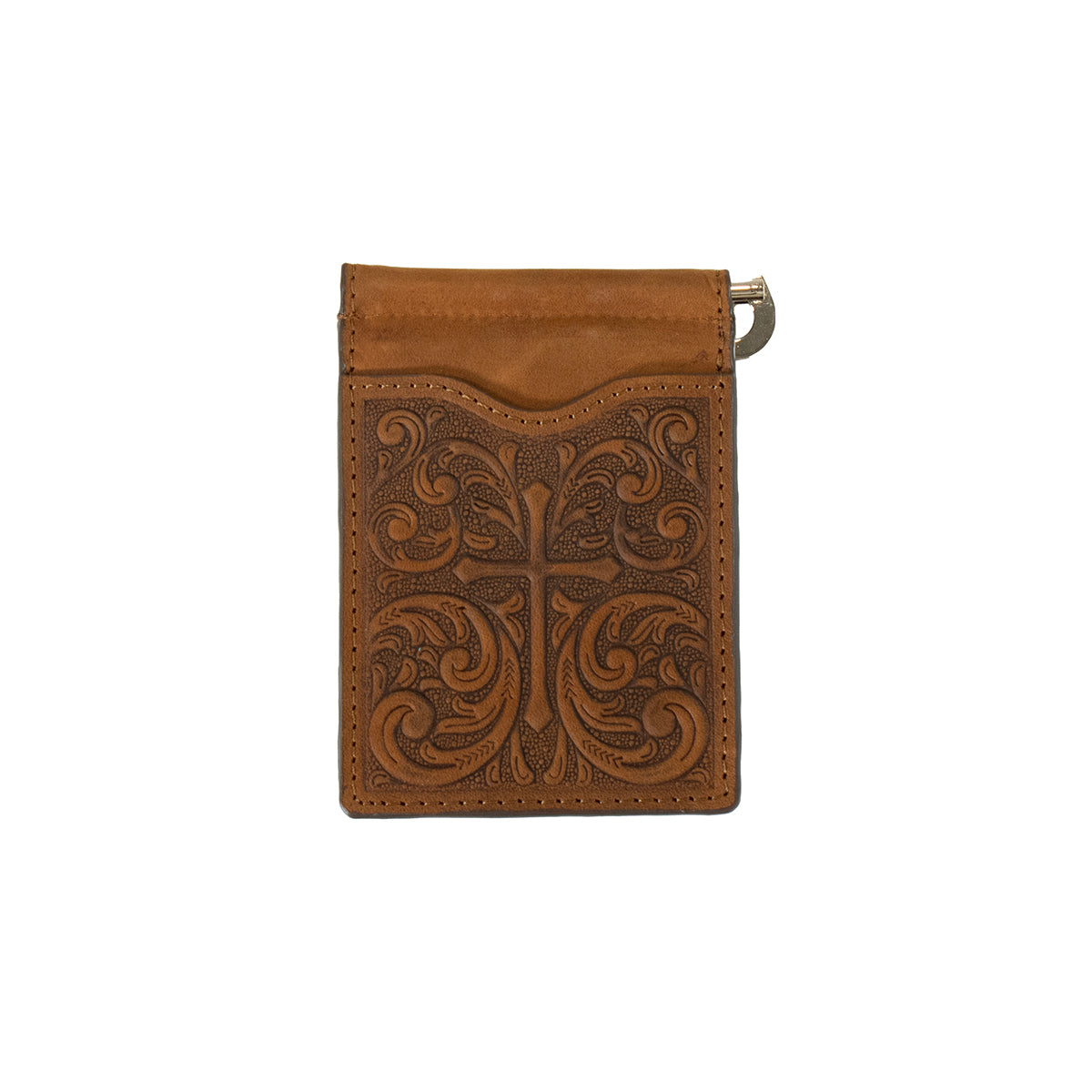 Nocona Cross/Scroll Bifold Money Clip