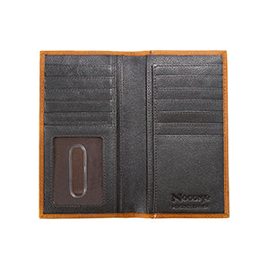 Nocona Mens Rodeo Wallet Boot Stitch Edge Brown