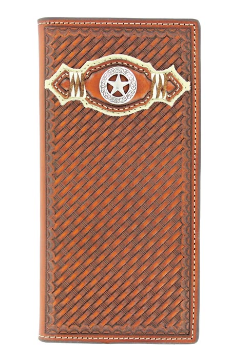 Nocona Basketweave Rodeo Wallet