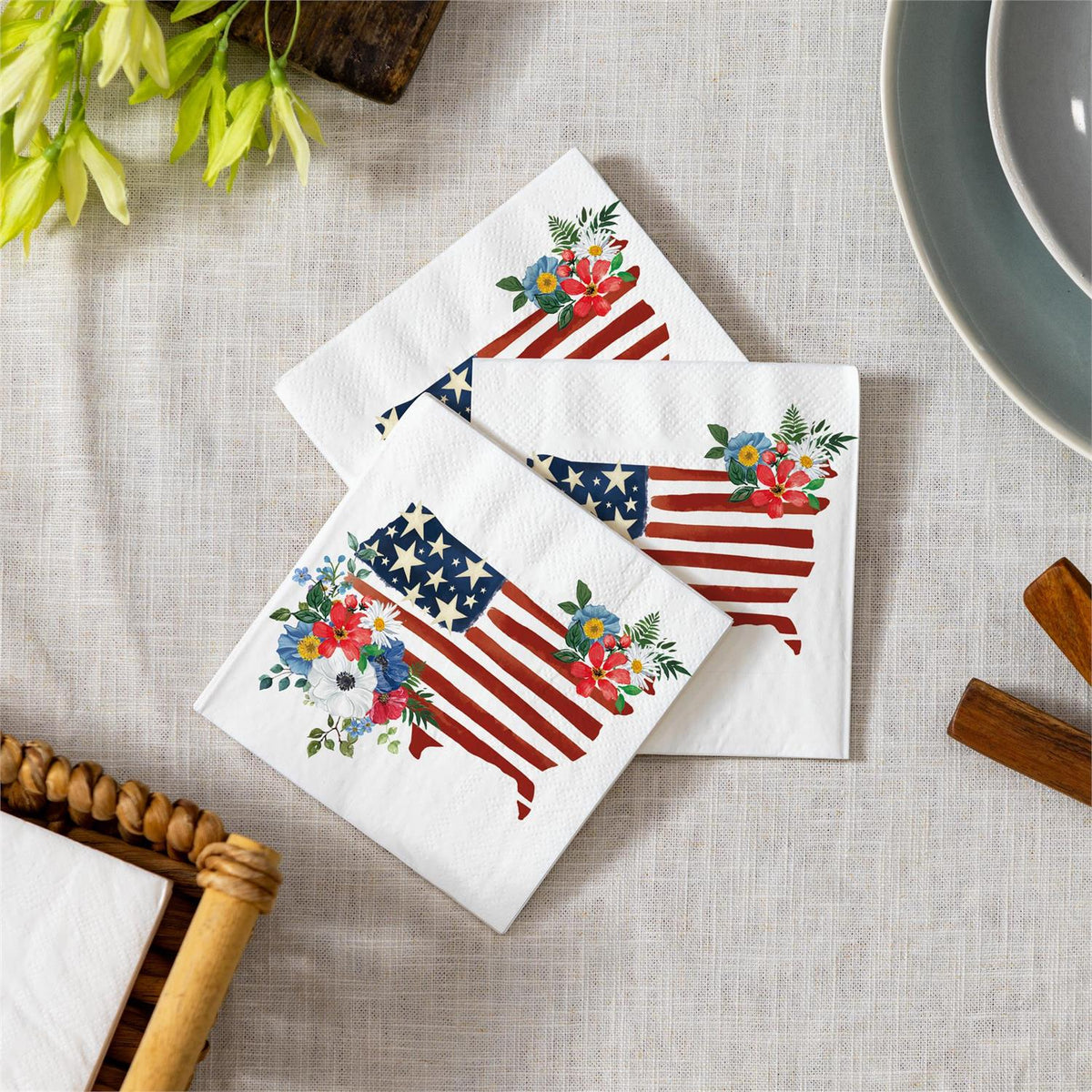 Evergreen American Classic Cocktail Napkin