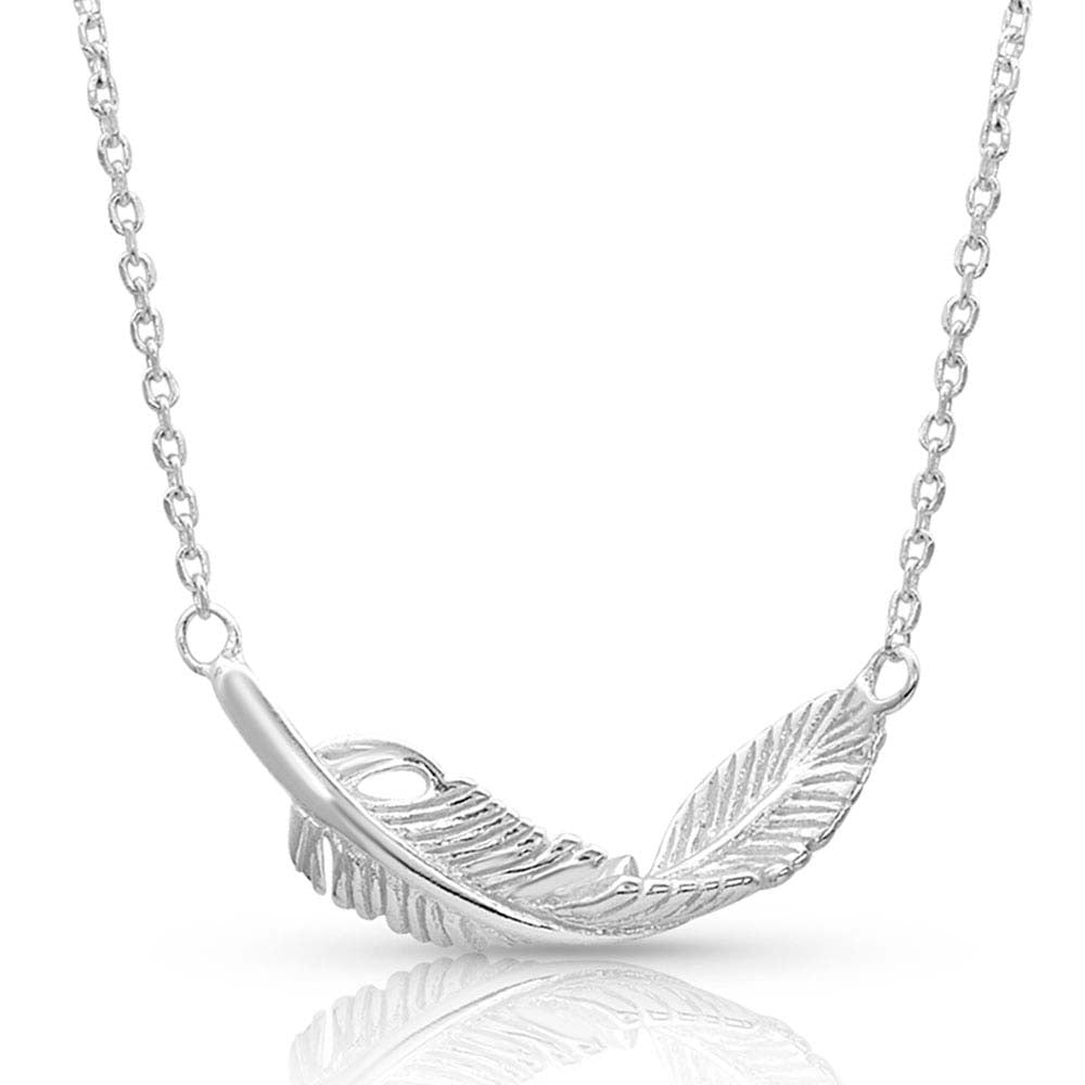 Montana Turning Feather Necklace