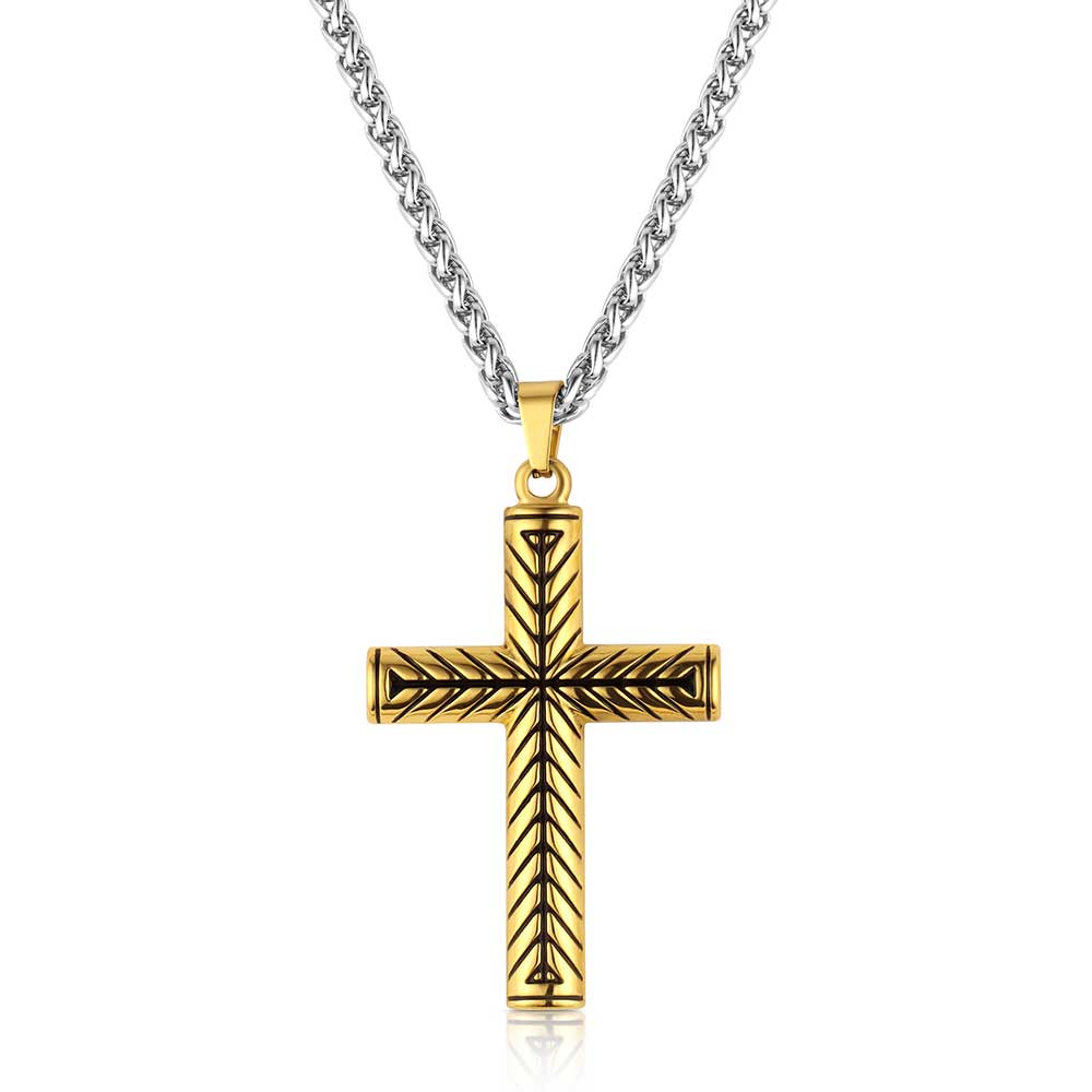 Montana Anchor Point Cross Necklace