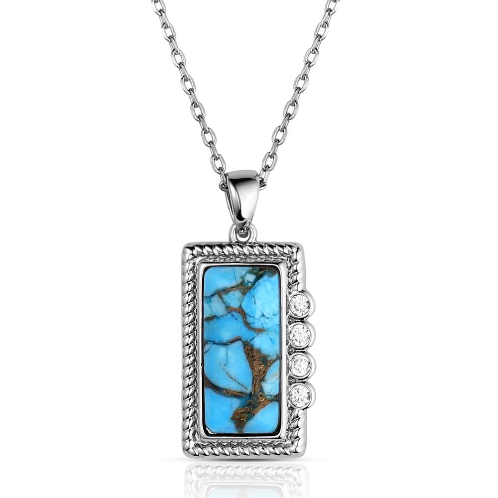 Montana Summer Rain Turquoise Necklace