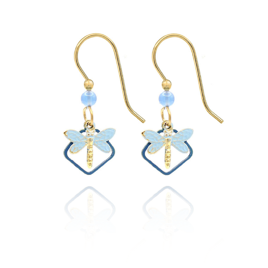 Silver Forest Dragonfly in Soft Diamond