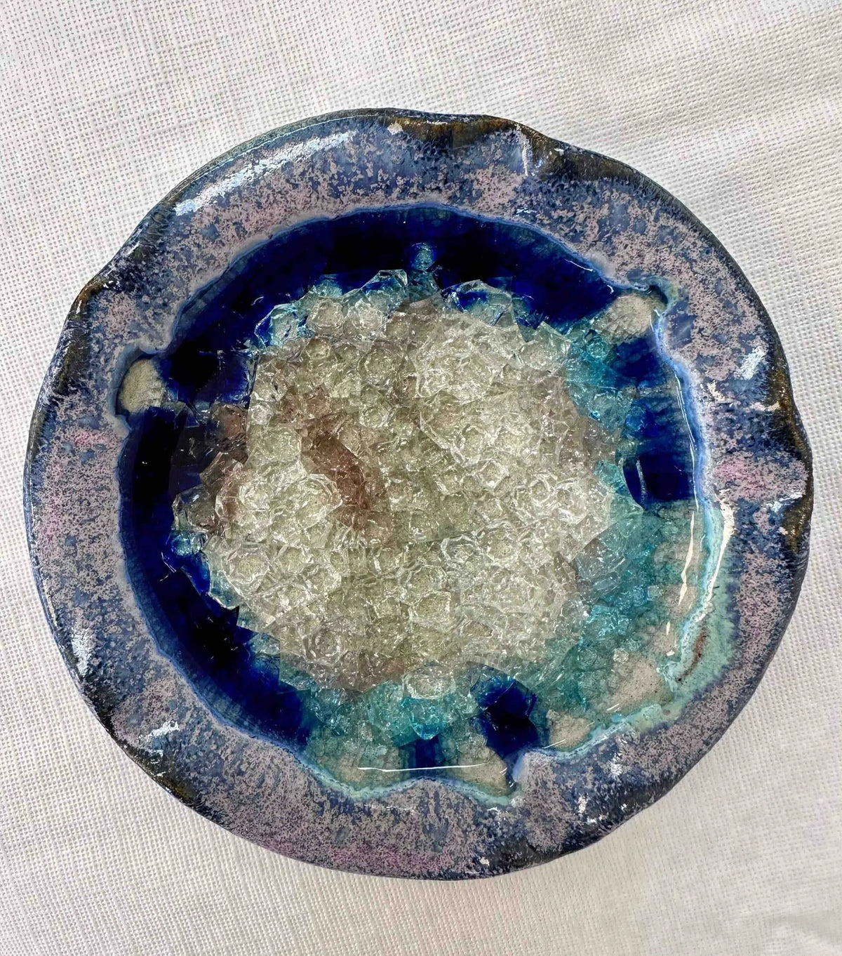 Down To Earth Pillar Candle Dish