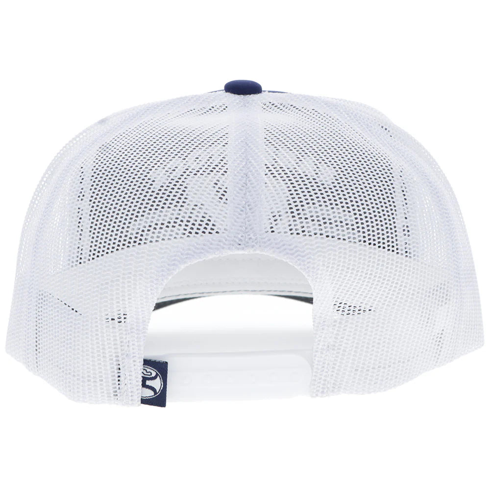 Hooey Rank Stock Navy/White