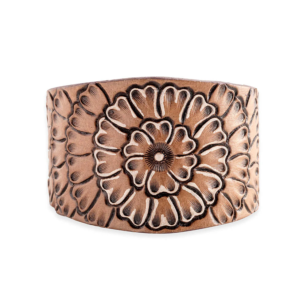 Myra Flower of My Sun Leather Cuff