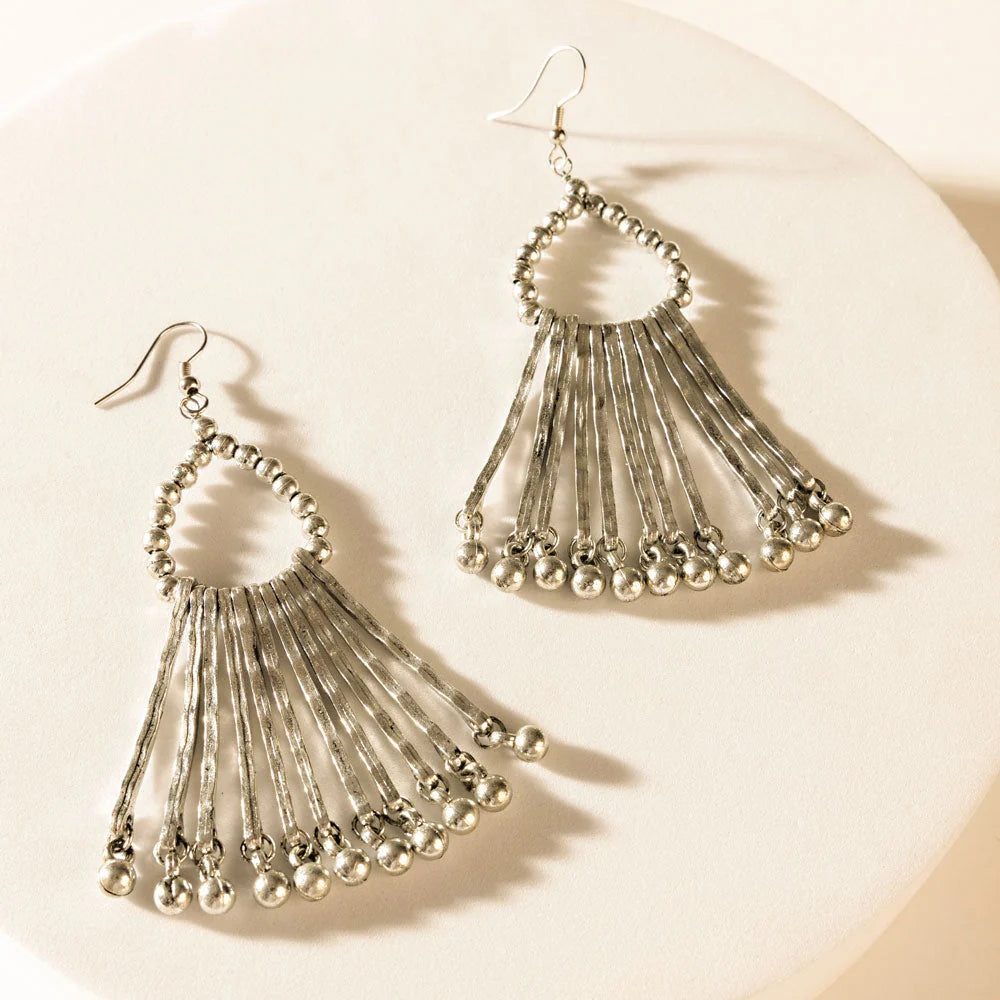 Myra Emily Glow Earrings in Moonshine Silver