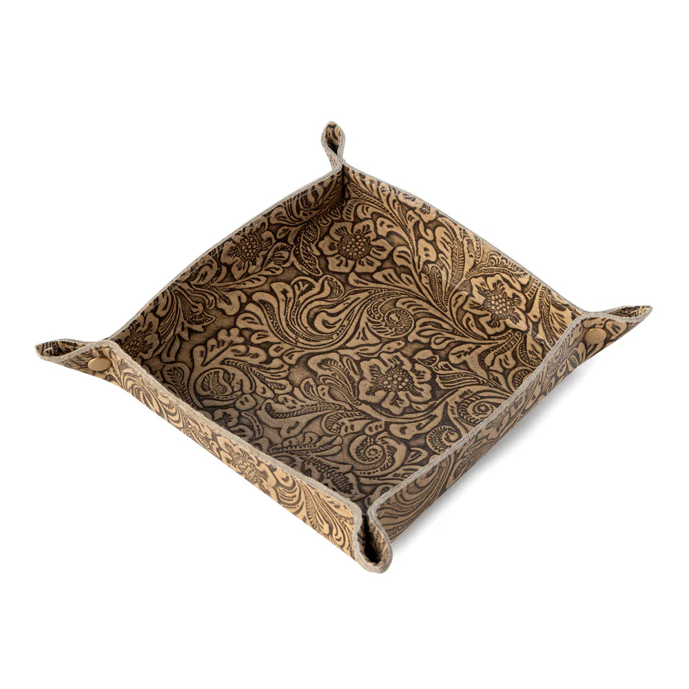 Copperwind Leather Tray Antique Brown