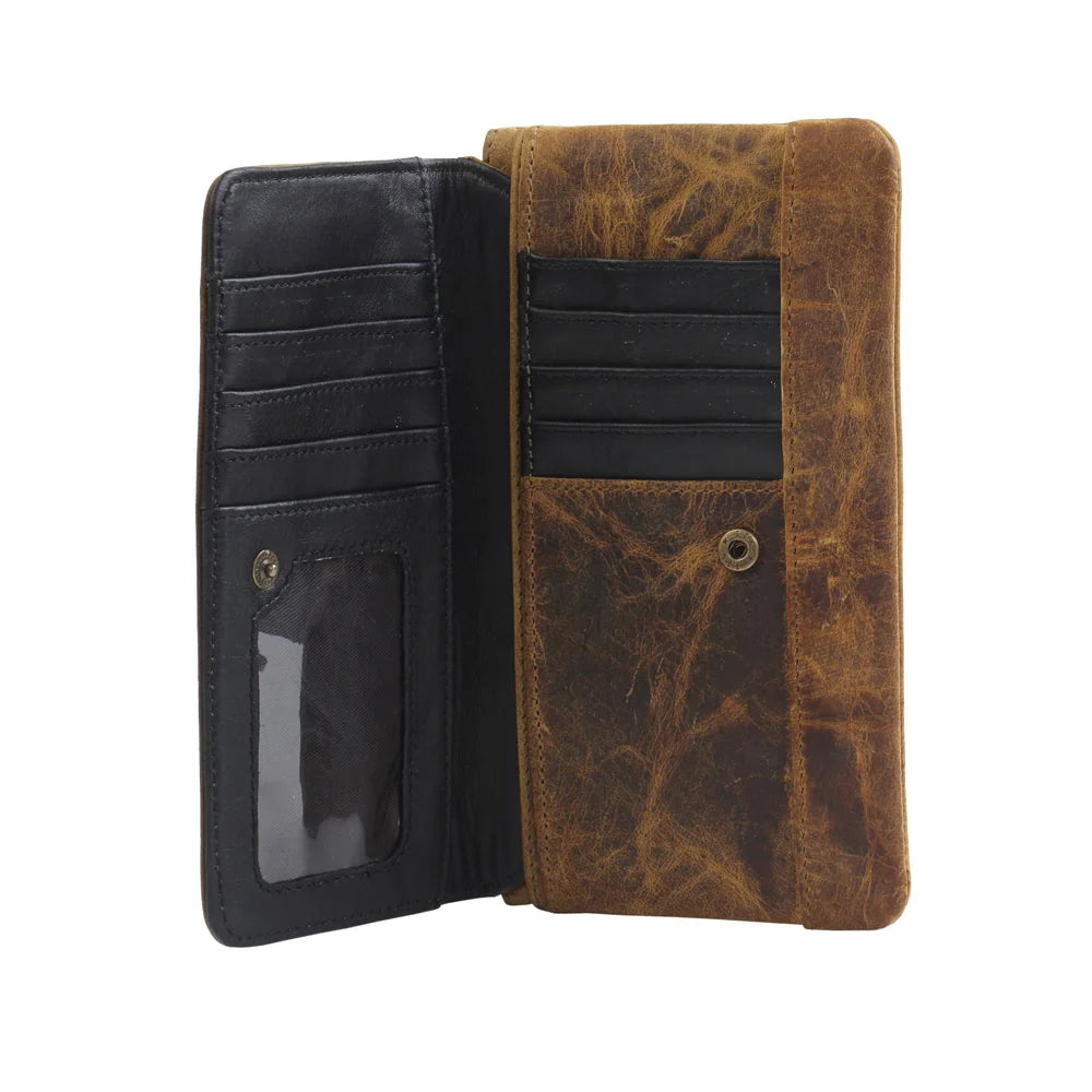 Myra Oak Fire Leather Wallet