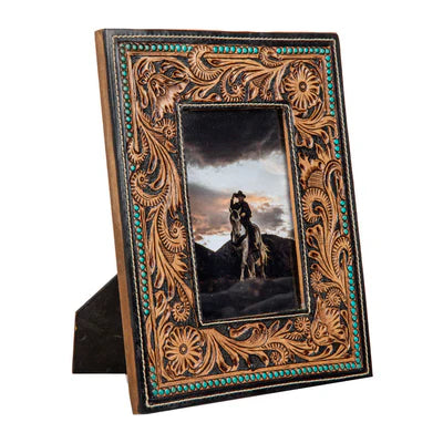 Myra Mesa Plateau Hand-Tooled Photo Frame