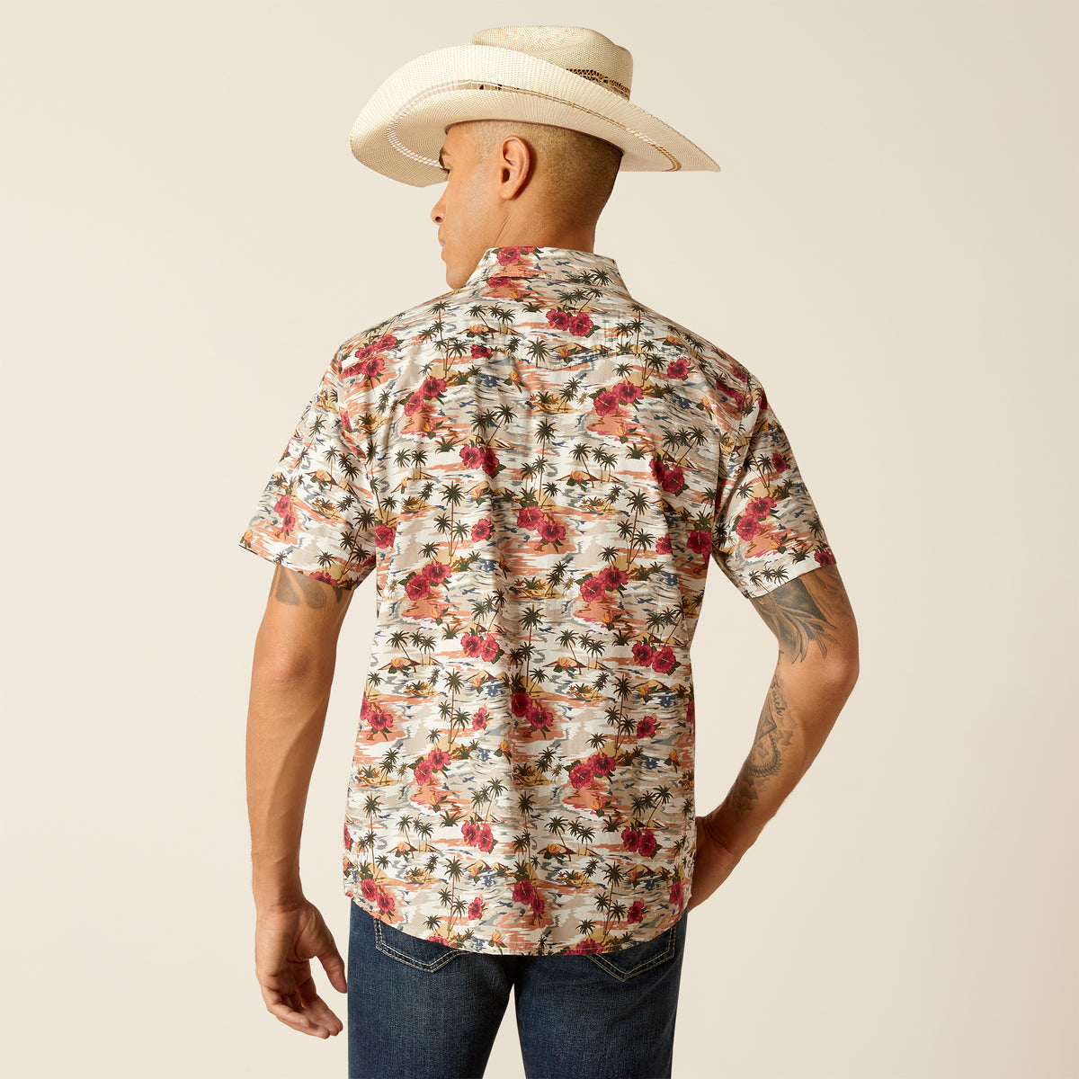 Ariat Hakeem Retro Snap Egret