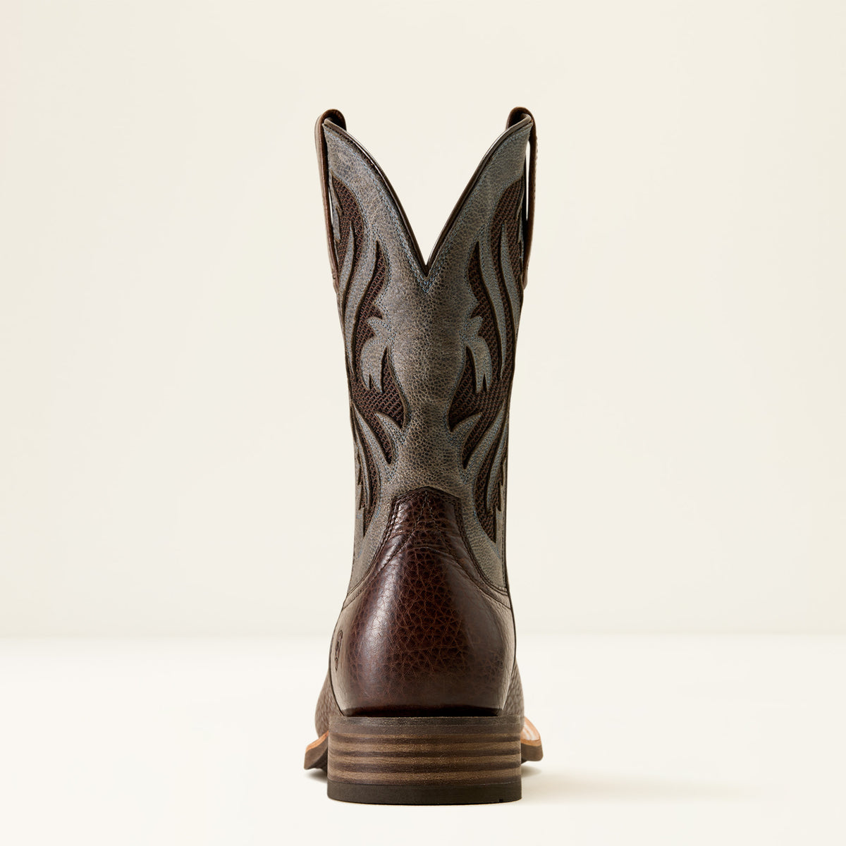 Ariat Mens Kanyon Toughstock Venttek Wide Square Toe Cowboy Boot Thunder Brown