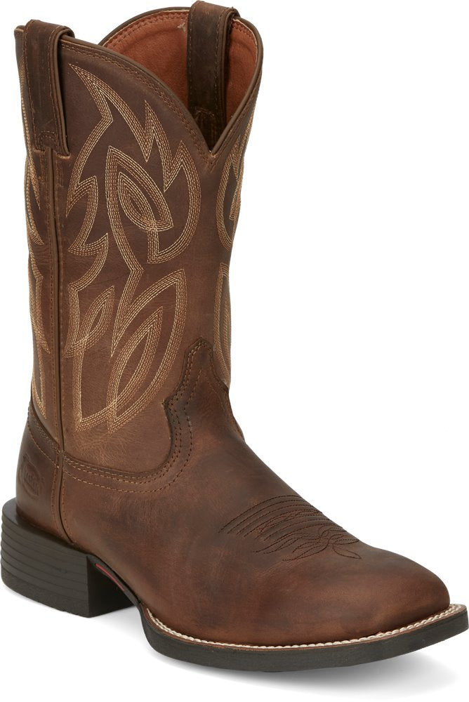 Justin Canter Distressed Brown Square Toe