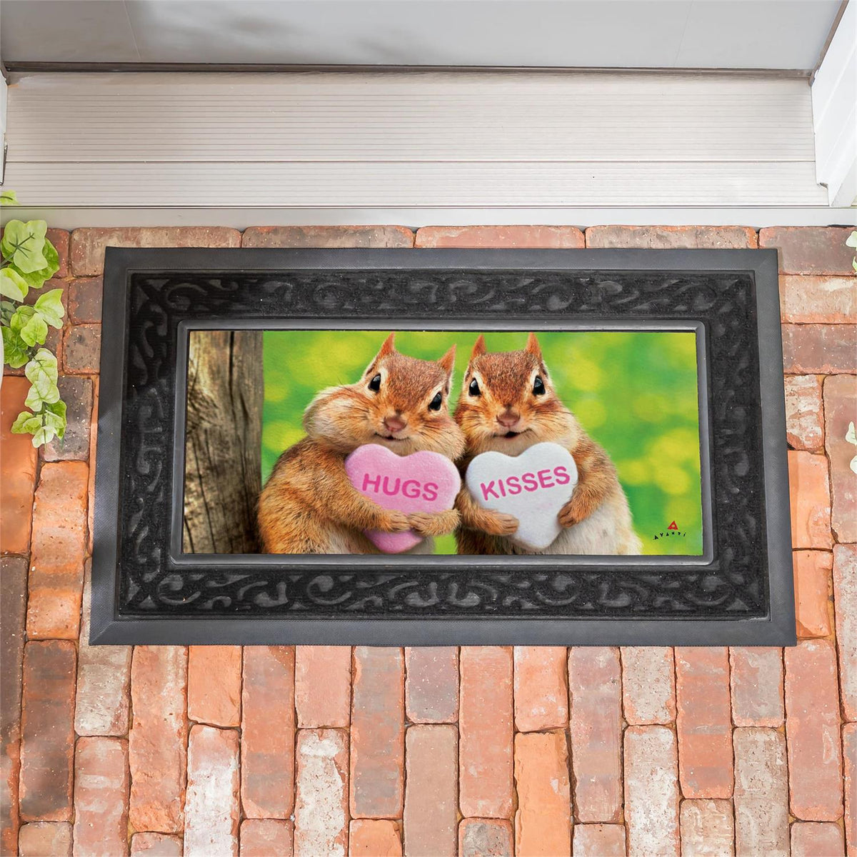 Evergreen Valentine Chipmunks Sassafras Switch Mat