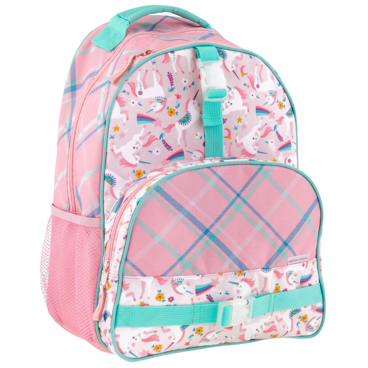 Stephen Joseph All Over Print Backpack Pink Unicorn
