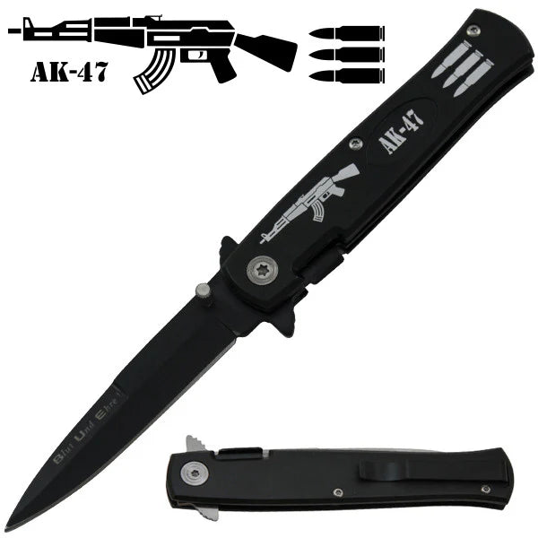 9" Rebel AK-47 Folding Knife