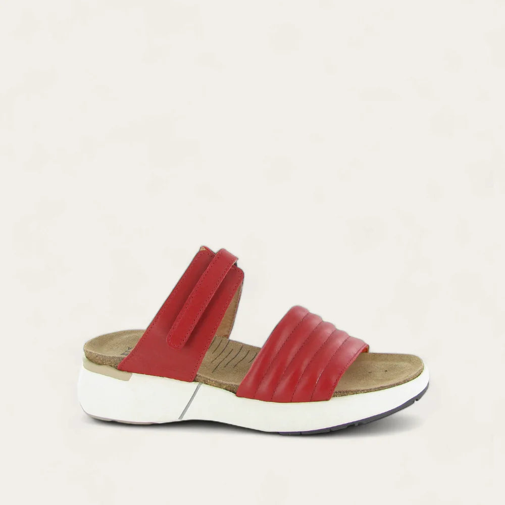 Naot Vesta Kiss Red Leather