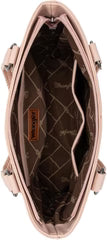 Montana West Wrangler Braided Multi Pockets Tote CC Pink