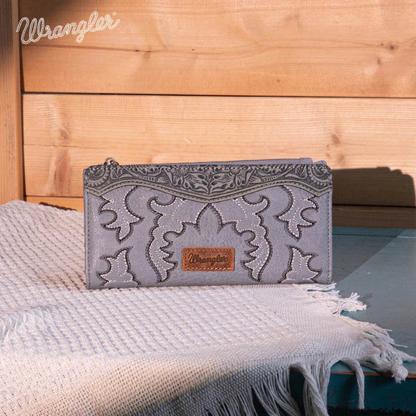 Wrangler Embroidered Bi Fold Wallet