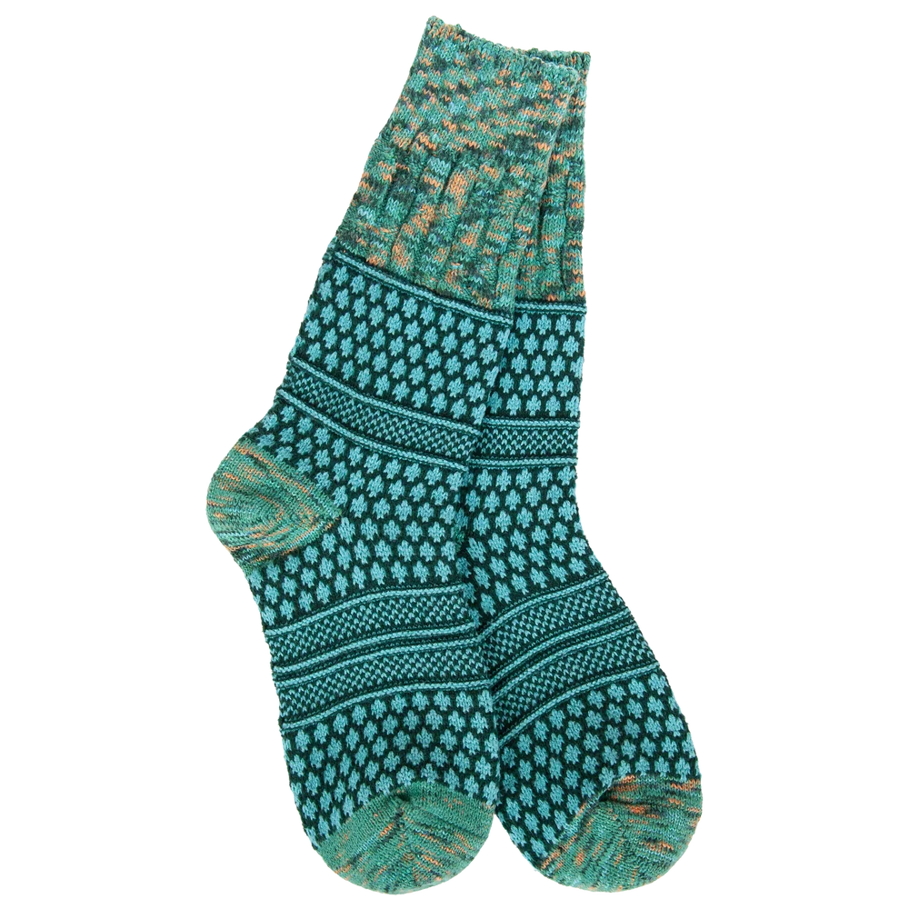 World's Softest Gallery Textured Crew Woodland Multi