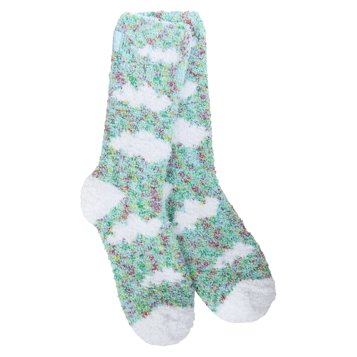 WSS Cozy Crew Cloud Aqua Blue Confetti