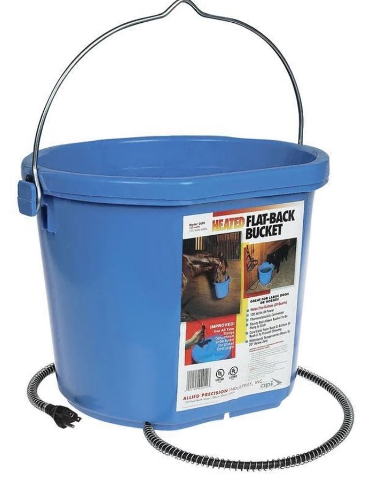 Heated Flatback Bucket
