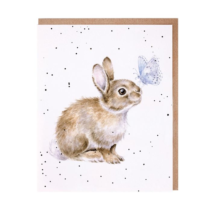 Wrendale Greeting Card I Spy A Butterfly Single