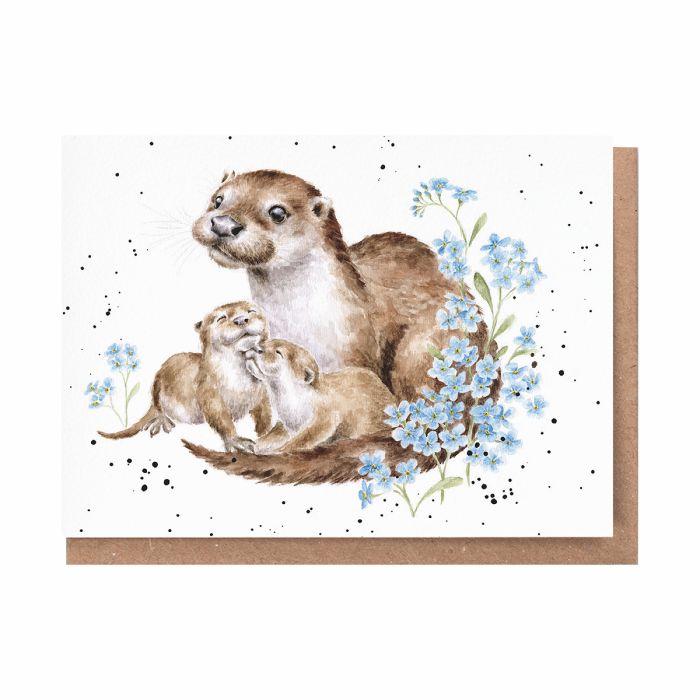 Wrendale Greeting Card Otterly Adorable