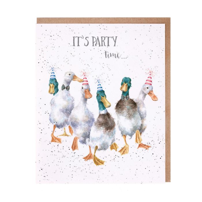 Wrendale Greeting Card Its Party Time
