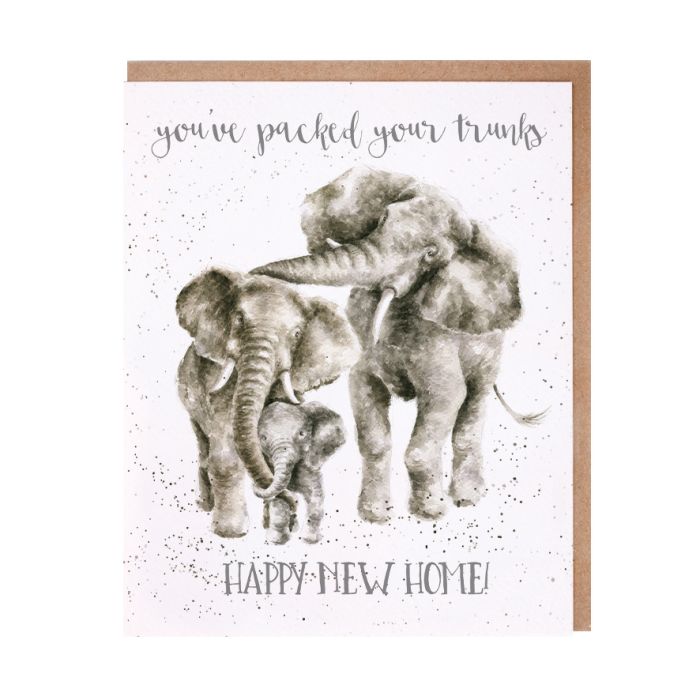Wrendale Greeting Card Packed Your Trunks