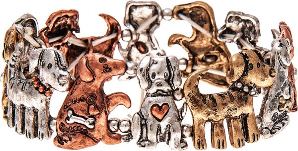 Rain Funky Dog Stretch Bracelet
