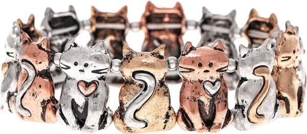Rain Multi Curly Tail Loves Kitty Bracelet