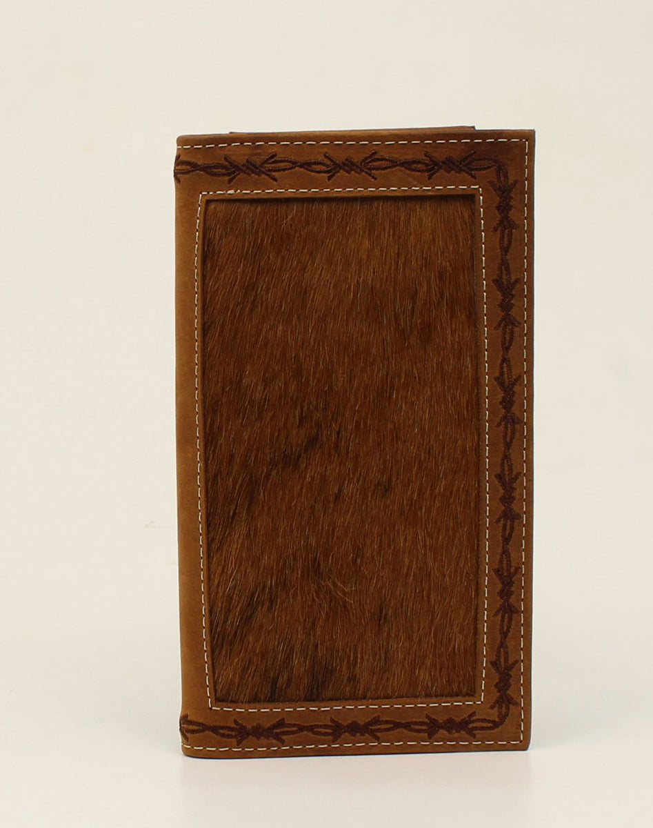 Nocona Ivory Inlay/Tan Card Case Wallet