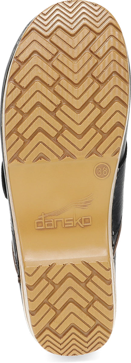 Dansko Professional Button Clog Black