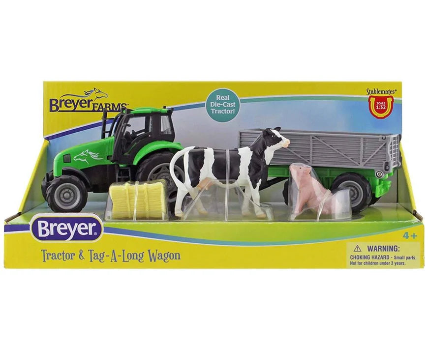 Breyer Farms Tractor and Wagon