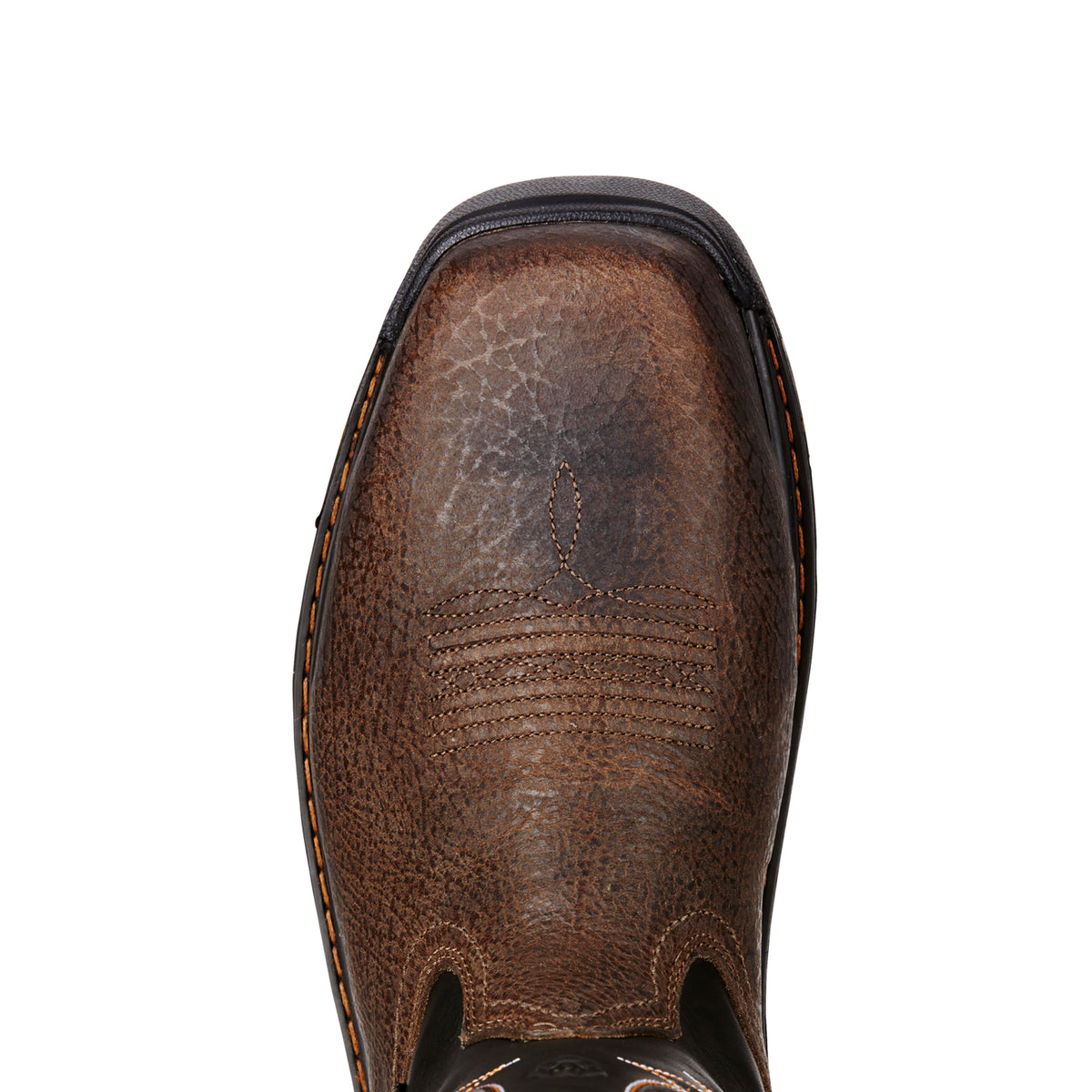 Ariat Intrepid Venttek Cocoa Brown/Work Orange Composite Toe EH