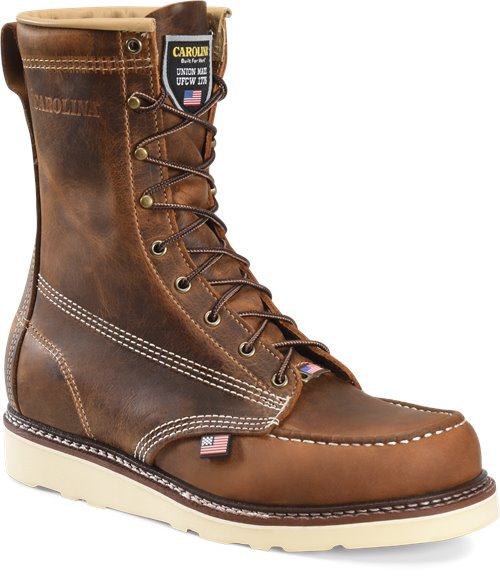 Carolina Domestic 8" Wedge Moc Toe EH