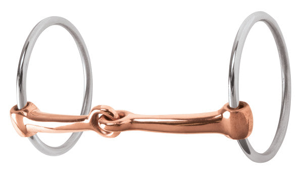 Weaver Copper Mouth Snaffle Bit